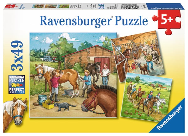 Pikkukuva 1 / 5: Ravensburger 4005556092376 Kuviopalapeli 49 kpl Eläimet