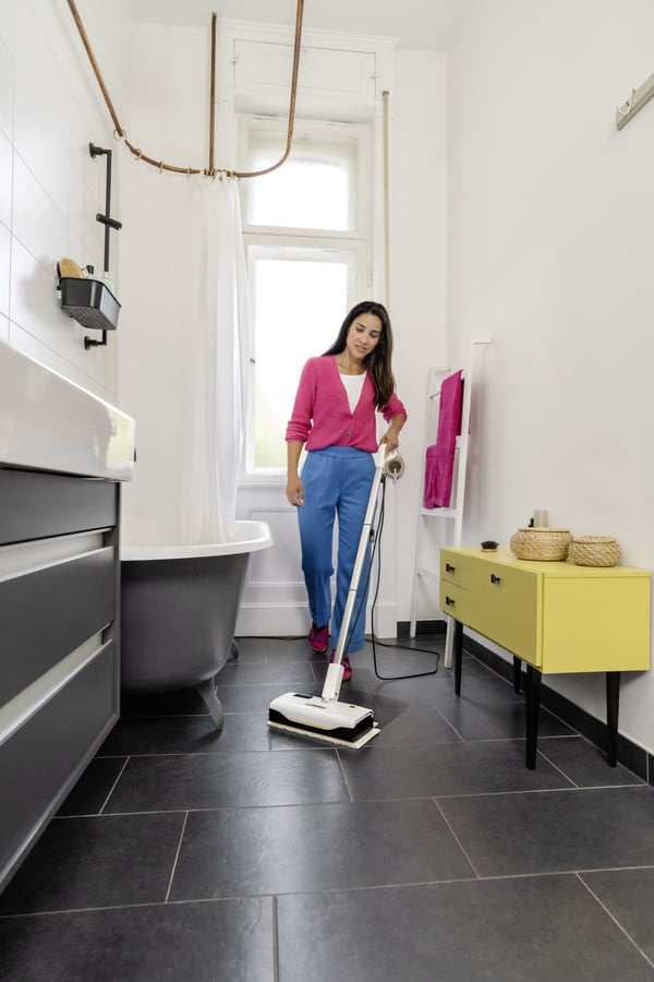 Kärcher SC 1 UPRIGHT Ångmopp 0,2 l 1300 W Svart, Vit
