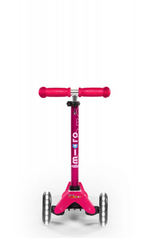 Micro Mobility Mini Micro Deluxe LED Børn Trehjulet scooter Lyserød