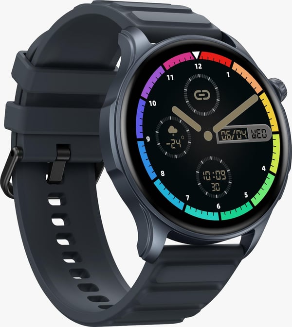 Zeblaze Btalk 3 Pro 3,63 cm (1.43") AMOLED Digital 466 x 466 pixel Berøringsskærm Grå