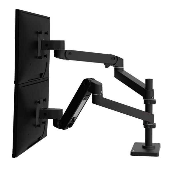 Miniatyrbillede 4 af 6: Ergotron LX Pro Series 45-710-292 skærmbeslag og -stativer 61 cm (24") Skrivebord Sort
