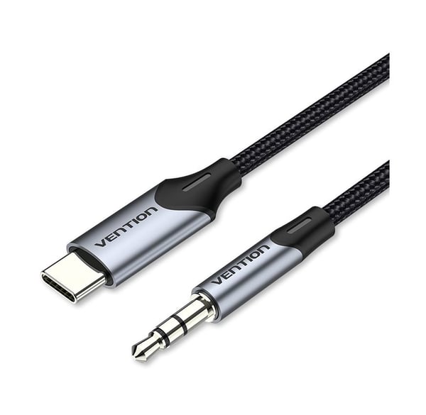 Vention BGKHF ljudkabel 1 m 3,5mm USB Type-C Grå Vention BGKHF ljudkabel 1 m 3,5mm USB Type-C Grå