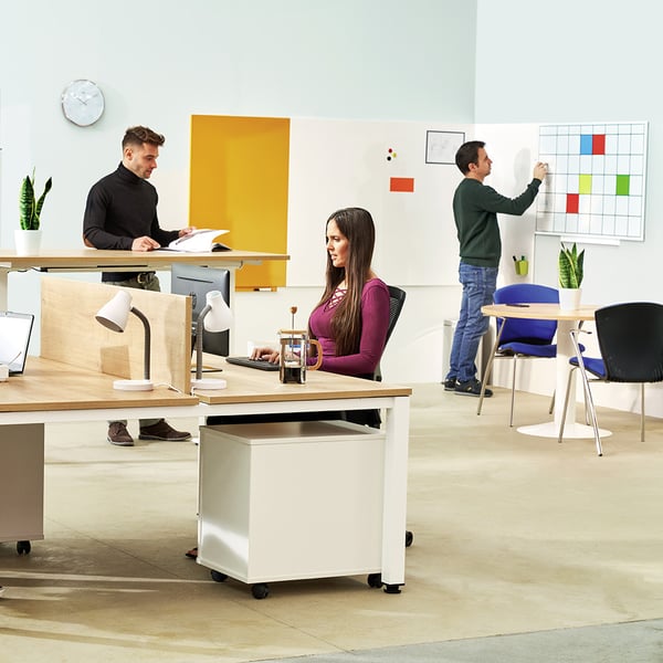 Rocada 6420R whiteboardtavla 750 x 1150 mm Stål Magnetisk