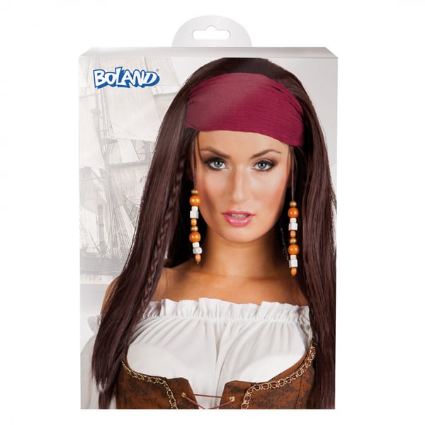 Boland Wig Pirate Trinity Svart