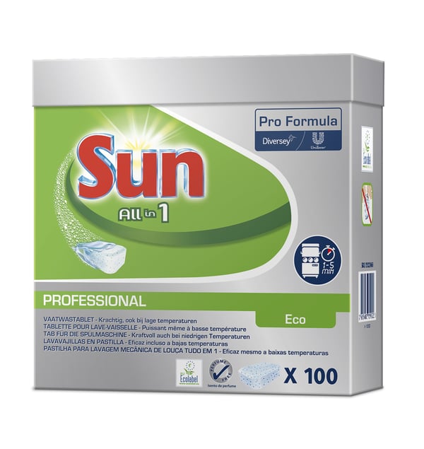 Sun Pro Formula 7522969 diskmedel Maskindiskmedel + spolglans + salt Tablett