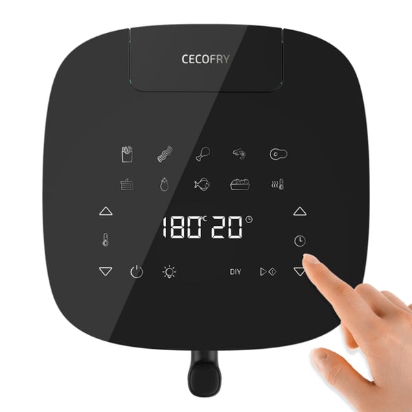 Pikkukuva 5 / 12: Cecotec Cecofry Neon 5000 Yksi 5 L Erillinen Kuumakiertoilmakypsennin Musta