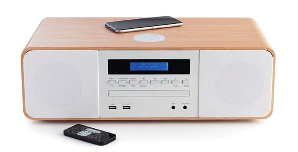 Pikkukuva 1 / 4: Thomson MIC201IBT kodin äänentoistolaite Kodin mikroaudiojärjestelmä 50 W Valkoinen