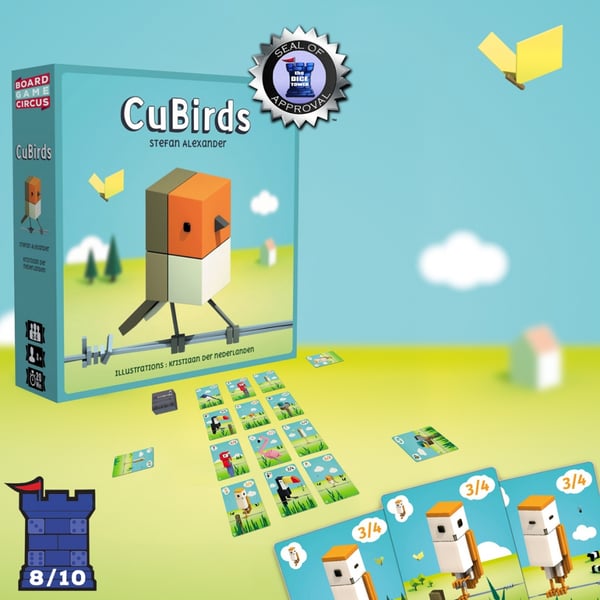 Board Game Circus CuBirds 20 min Korttipeli