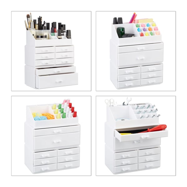 Miniatyrbillede 4 af 9: Relaxdays 4052025949389 makeup organisator