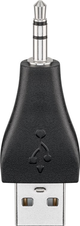 Miniatyrbillede 1 af 3: Goobay 93981 kabel kønsskifter USB-A 3.5mm Sort