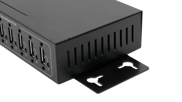 EXSYS EX-11227HMVS gränssnittshubbar USB 3.2 Gen 1 (3.1 Gen 1) Type-B 5000 Mbit/s Svart