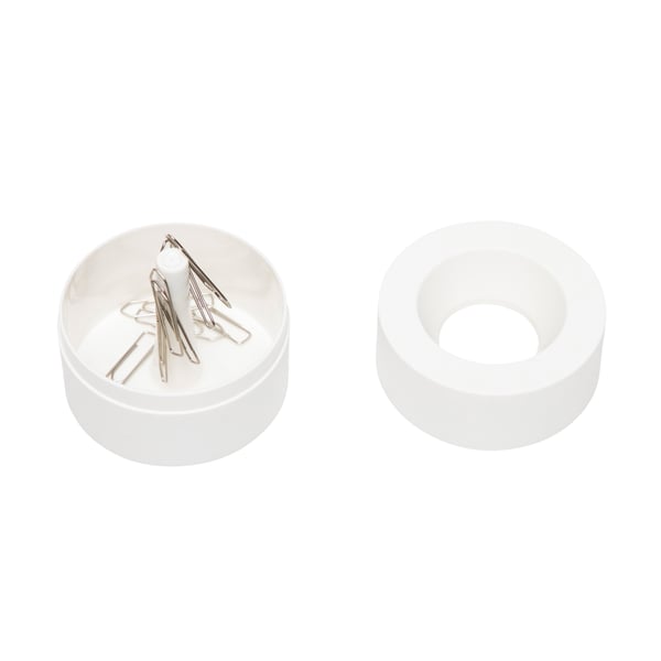 MAUL Clip Dispenser. White papirclip Plast