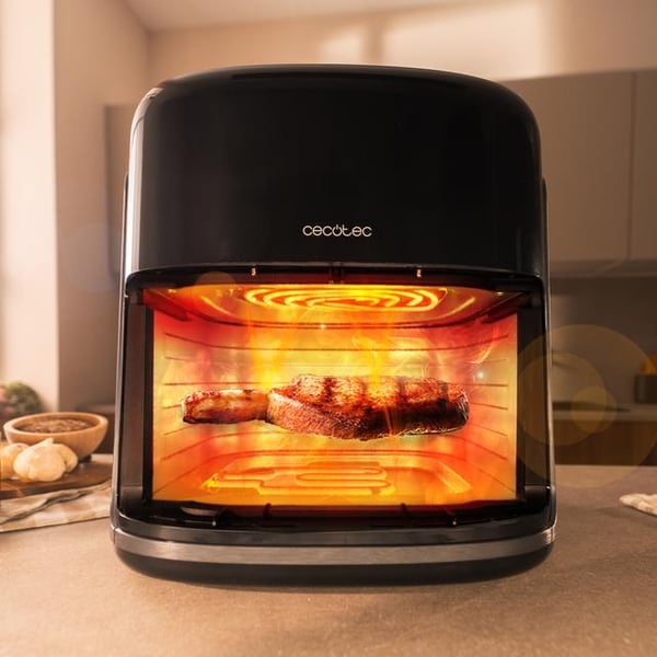 Pikkukuva 3 / 12: Cecotec Cecofry&Grill Smokin'Prime 8500 Yksi 8,5 L Erillinen 2300 W Kuumakiertoilmakypsennin Musta