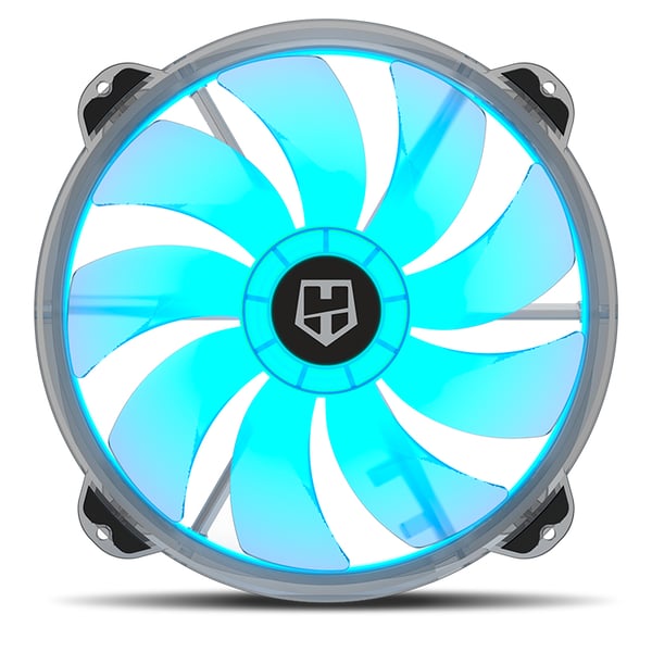 Miniatyrbillede 4 af 6: NOX X200-FAN Computerkabinet Ventilator 20 cm Gennemsigtig 1 stk