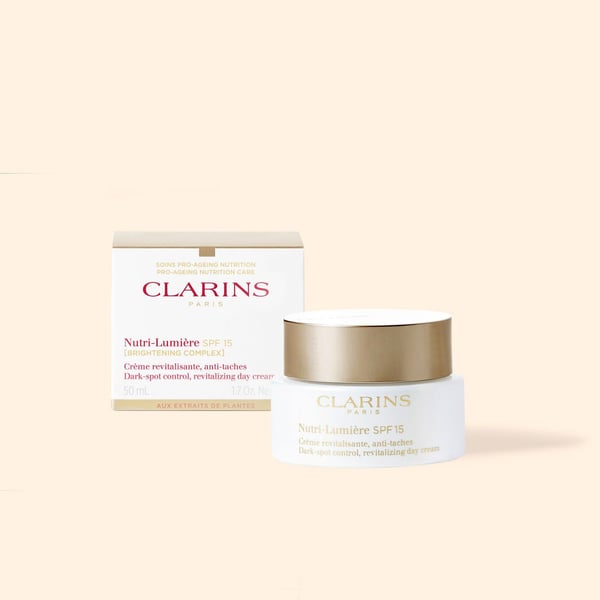 Miniatyrbillede 2 af 5: Clarins Nutri-Lumière SPF15 Dagcreme Ansigt, Nakke 50 ml