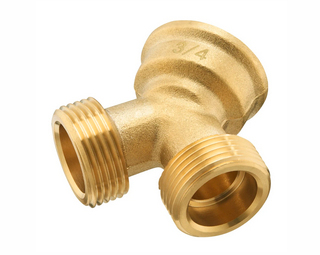 Miniatyrbillede 1 af 2: Xavax 220735 Slangestik Messing Guld 1 stk