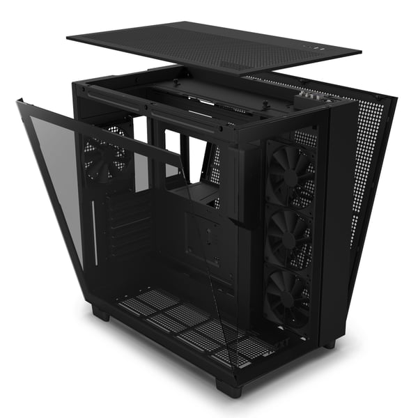 Miniatyrbillede 6 af 6: NZXT H9 Flow Midi Tower Sort