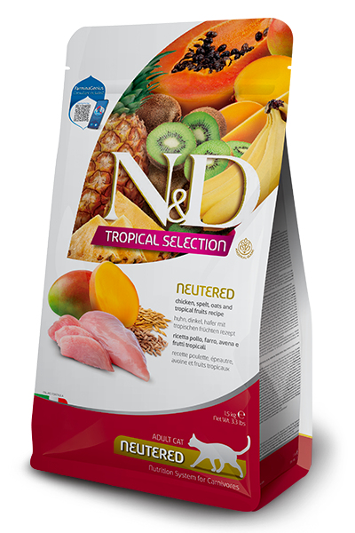 Miniatyrbillede 1 af 2: Farmina Pet Food 8010276042224 tørfoder til kat 10 kg Voksen Kylling, Frugter