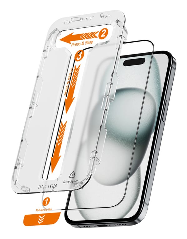 Crong EasyShield Kirkas näytönsuoja Apple 2 kpl