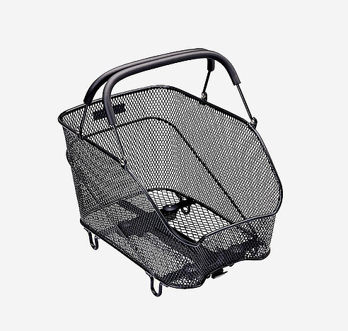 racktime BaskIt Bagside Cykelkurv 20 L Sort
