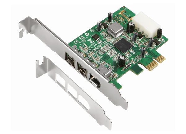 Miniatyrbillede 1 af 2: Dawicontrol DC-FW800 FireWire PCIe Hostadapter interface-kort/adapter IEEE 1394/Firewire