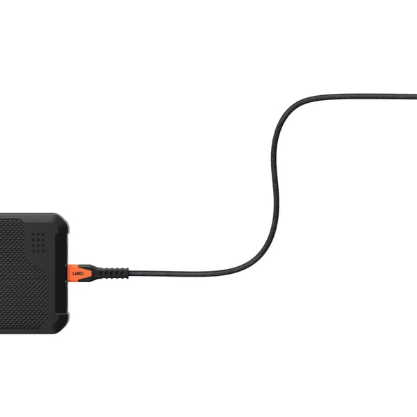 Miniatyrbillede 8 af 8: Urban Armor Gear Kevlar USB-kabel USB 2.0 1,5 m USB C 0,48 Gbit/sek. 140 W Sort, Orange
