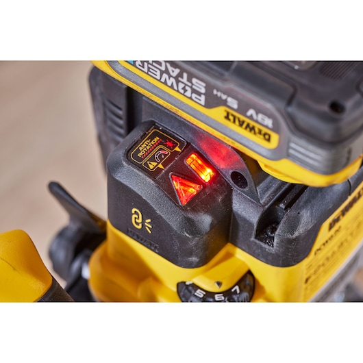 DeWALT DCW620H2-QW router og overfræser Sort, Gul 23000 rpm