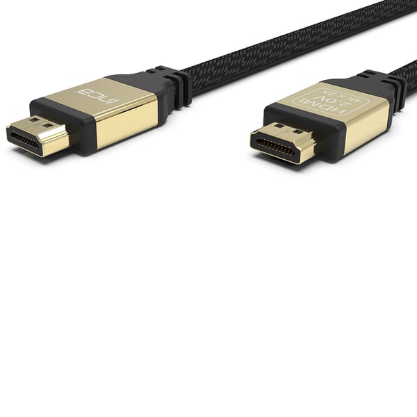 Pikkukuva 8 / 10: Inca IHD-02 HDMI-kaapeli 2 m HDMI-tyyppi A (vakio) Musta, Kulta