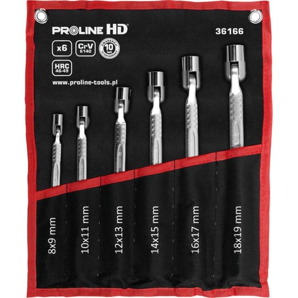 Pro-Line nivelhylsyavainsarja 8-19mm 6kpl (36166)