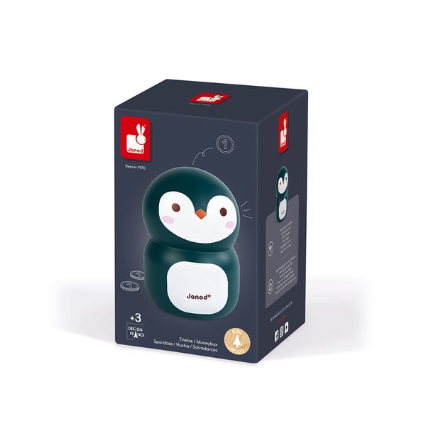 JANOD Penguin Moneybox säästölipas 1 kpl