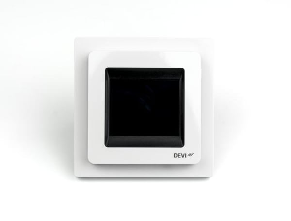 Miniatyrbild 1 av 2: Devi UHRENTHERMOSTAT RAL 9016 M.R. / DEVI DEVIREG TOUCH PW 140F1071