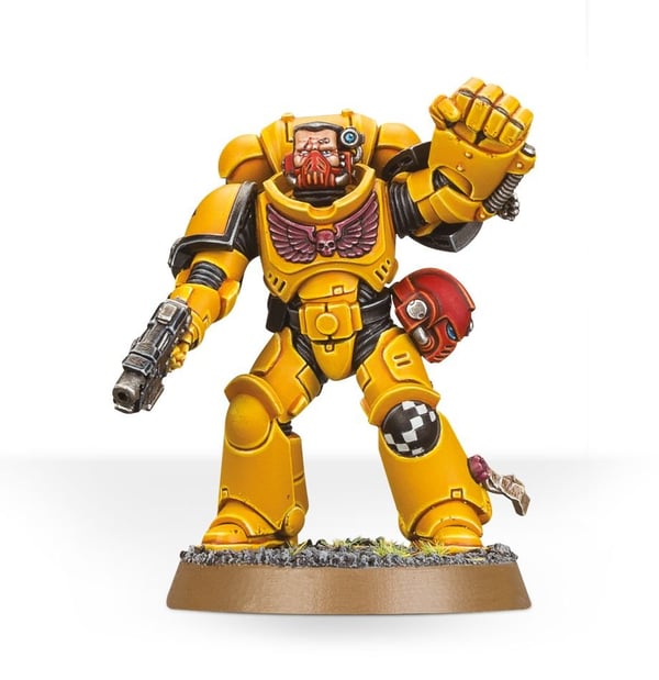 Miniatyrbild 2 av 4: Games Workshop Imperial Fists Primaris Upgrades and Transfers Plast