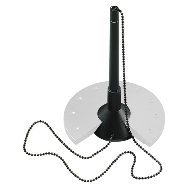 Helit H6359098 pennställ Plast Svart, Silver
