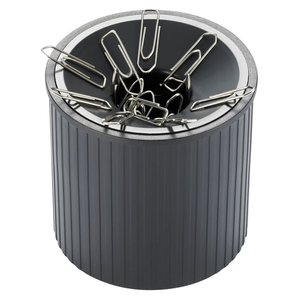 Miniatyrbillede 2 af 2: Helit H6390895 papirclipholder Sort Plast