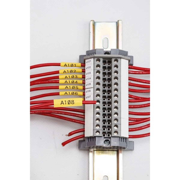 Brady M21-187-C-342-YL tulostintarra Keltainen Liimaton tulostustarra