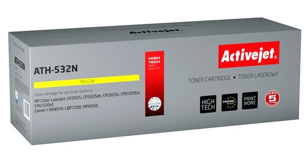 Activejet ATH-532N värikasetti 1 kpl Yhteensopiva Keltainen