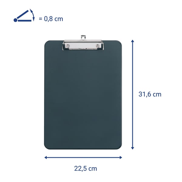 Miniatyrbillede 3 af 10: MAUL 2340590 opslagstavle A4 Karton, Plast Sort