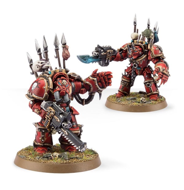 Miniatyrbillede 3 af 9: Games Workshop Chaos Terminators