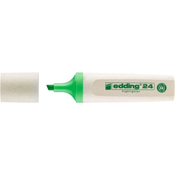 Miniatyrbillede 1 af 2: Edding 24 EcoLine speedmarker 1 stk Mejselspids Lysegrøn