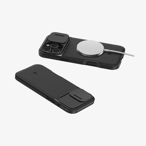 Spigen Optik Armor (MagFit) mobiltelefon etui 17,5 cm (6.9") Cover Sort