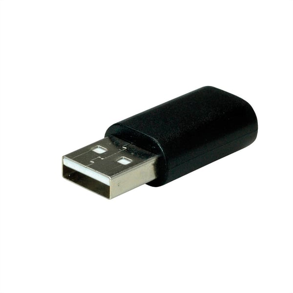 VALUE 12.99.2995 kaapelin sukupuolenvaihtaja USB Type-A USB Type-C Musta