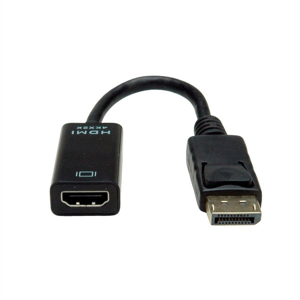 VALUE 12.99.3139 videokaapeli-adapteri 0,15 m DisplayPort HDMI-tyyppi A (vakio) Musta