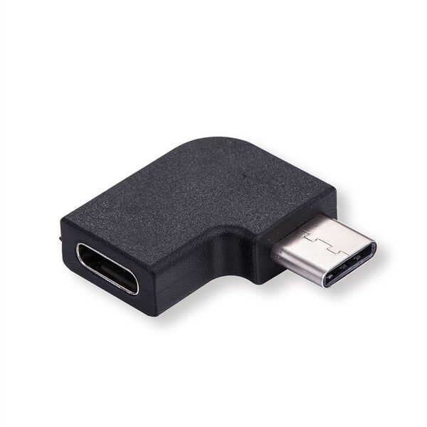 Miniatyrbild 2 av 2: VALUE 12.99.2996 kabelomvandlare (hane/hona) USB Type-C Svart