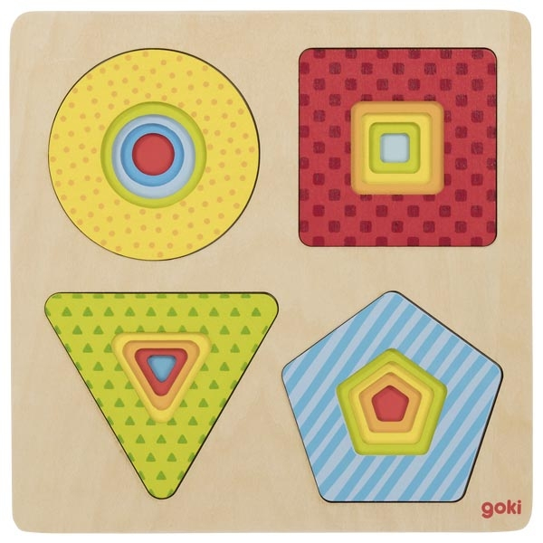 Miniatyrbild 2 av 2: Goki 57705 pussel Formpussel 16 styck Utbildning