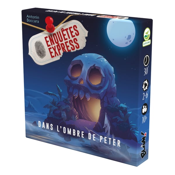 Pikkukuva 2 / 11: Blackrock Games ENQT EXPRESS - DANS Lu0027OMBRE DE ENQUETES EXPRESS : DANS L'OMBRE DE PETER 30 min Lautapeli Salapoliisi