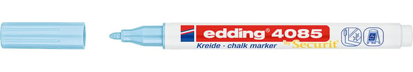 Edding Kreidemarker 4085 kridt markør Kugle Blå, Pastel 1 stk