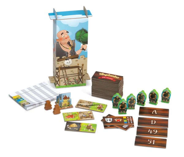 Miniatyrbillede 2 af 2: Blue Orange Kingdomino: Age of Giants Erweiterung Brætspil Økonomisk simulering