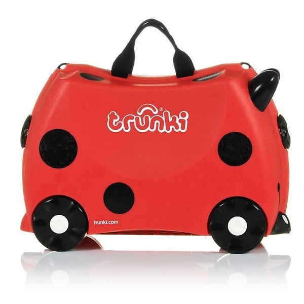 Miniatyrbillede 4 af 9: Trunki Harley Ladybird Rejsetaske Rød 18 L Plast