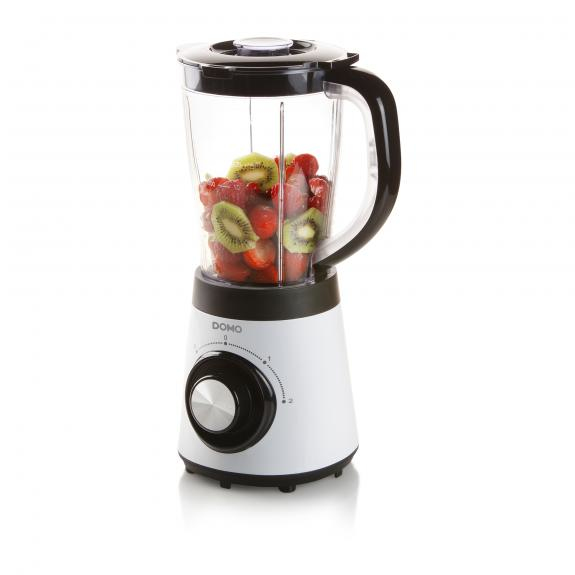 Miniatyrbillede 14 af 14: Domo DO9203BL blender 1,5 L Bordplade blender 500 W Sort, Hvid