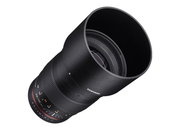 Miniatyrbild 6 av 6: Samyang 135mm F2.0 ED UMC, Fujifilm X MILC Teleobjektiv Svart
